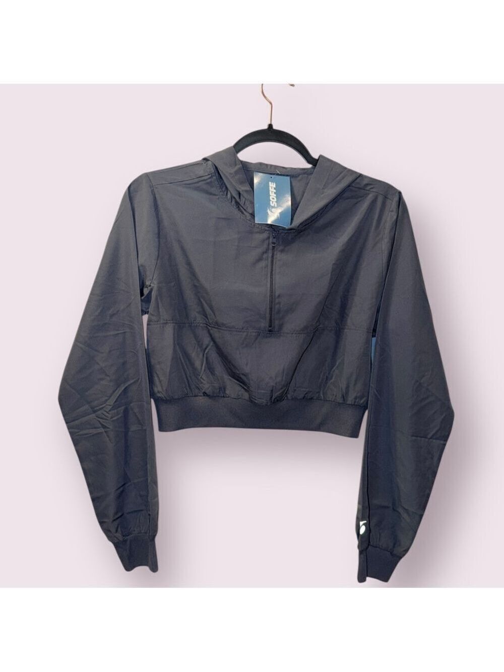Soffe Girl's Squad Quarter Zip Windbreaker XL